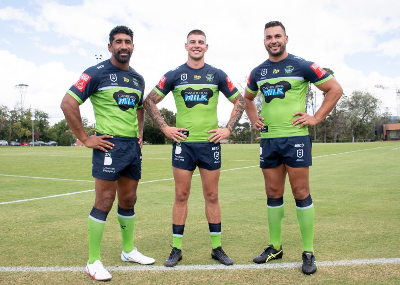 Sia Soliola, Curtis Scott and Ryan James. 