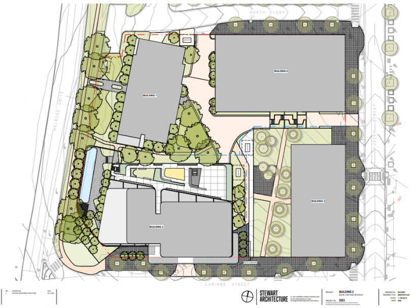 Master plan for Doma's Woden precinct.