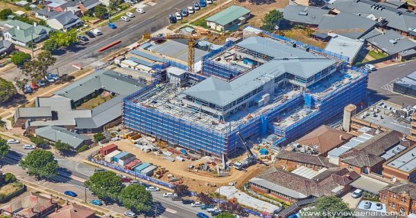 See Goulburn's new $150 million hospital from the sky