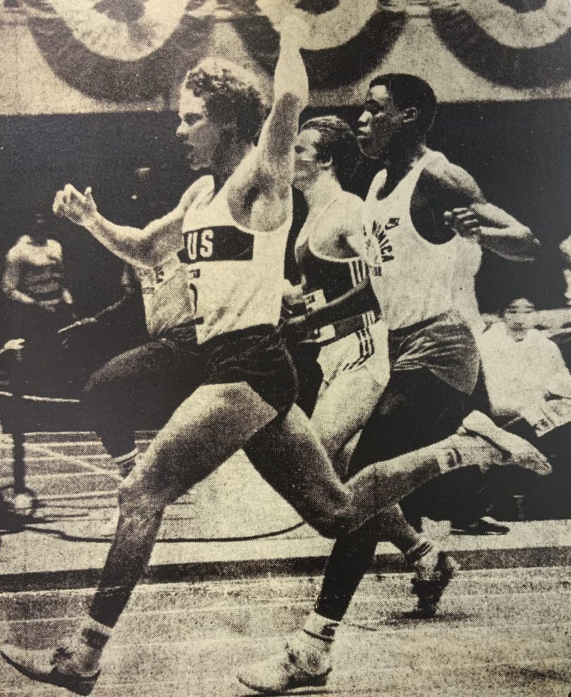 Beating Carl Lewis in Osake, January 1984