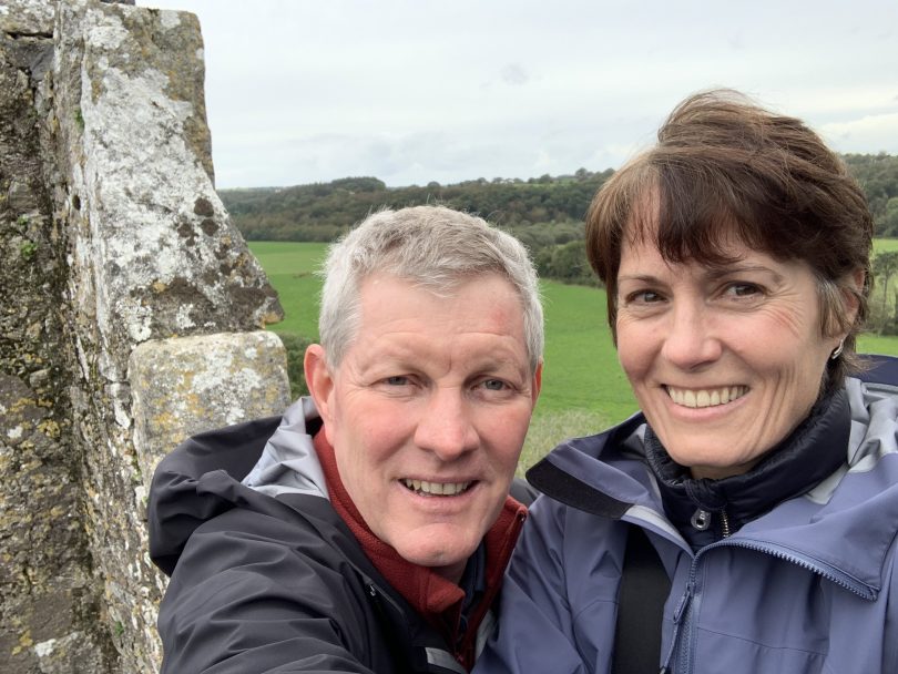 Paul Narracott with wife, Robyn Leason