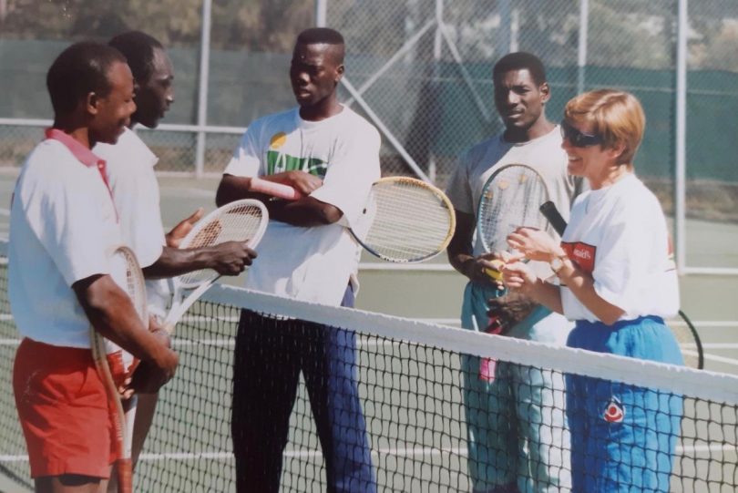 Helen involved in the African Olympic Training Program