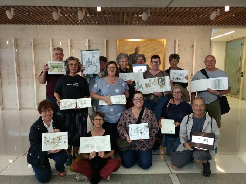 Urban sketchers Canberra