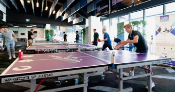 The search is on for Canberra's top table tennis workplace