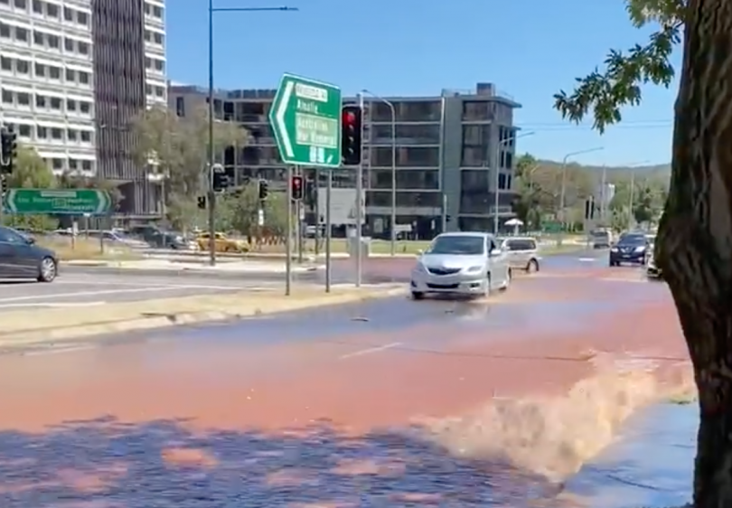 Burst water main