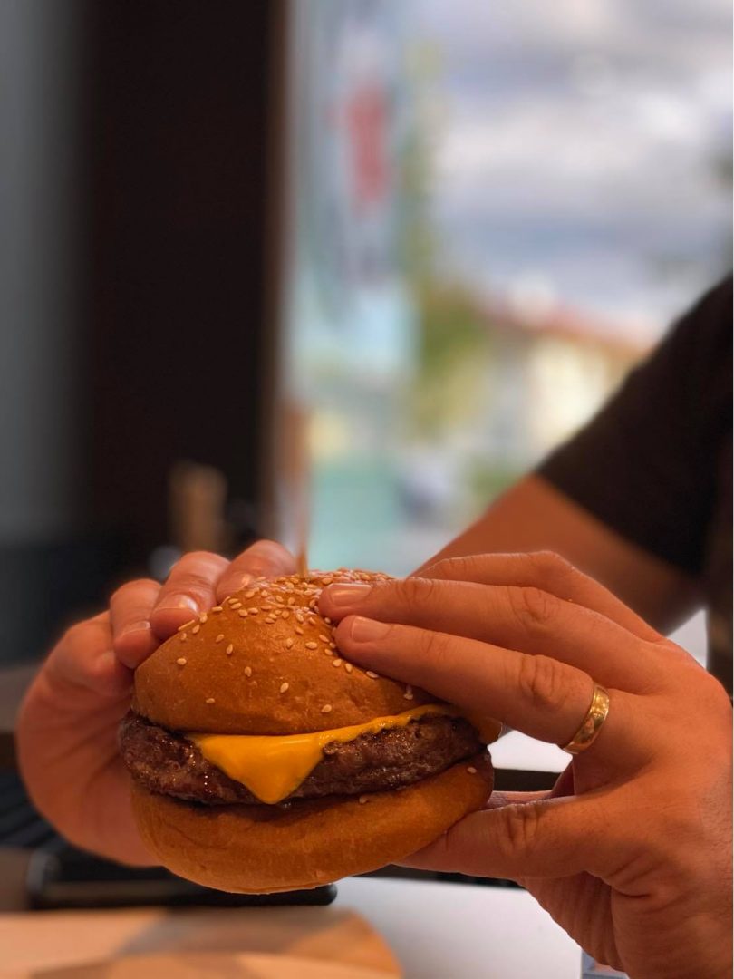 Classic cheeseburger from Burger Craft.