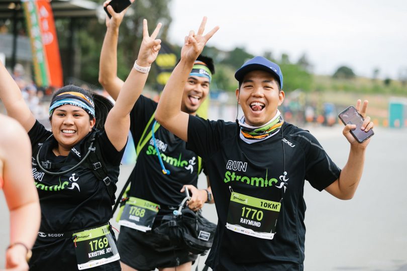 Runners at the Stromo Running Festival