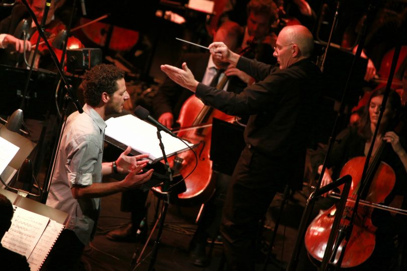 Lior and Nigel Westlake performing.