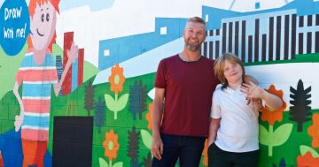 Geoff's mural bring region's first autism learning centre to life