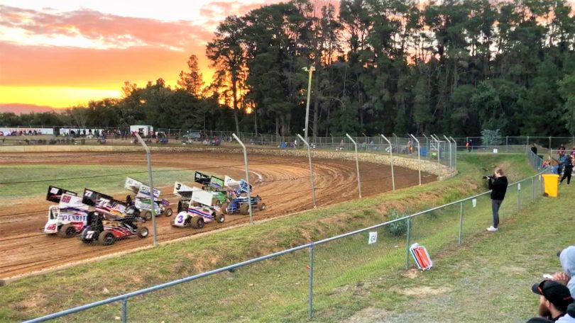 ACT Speedway sunset