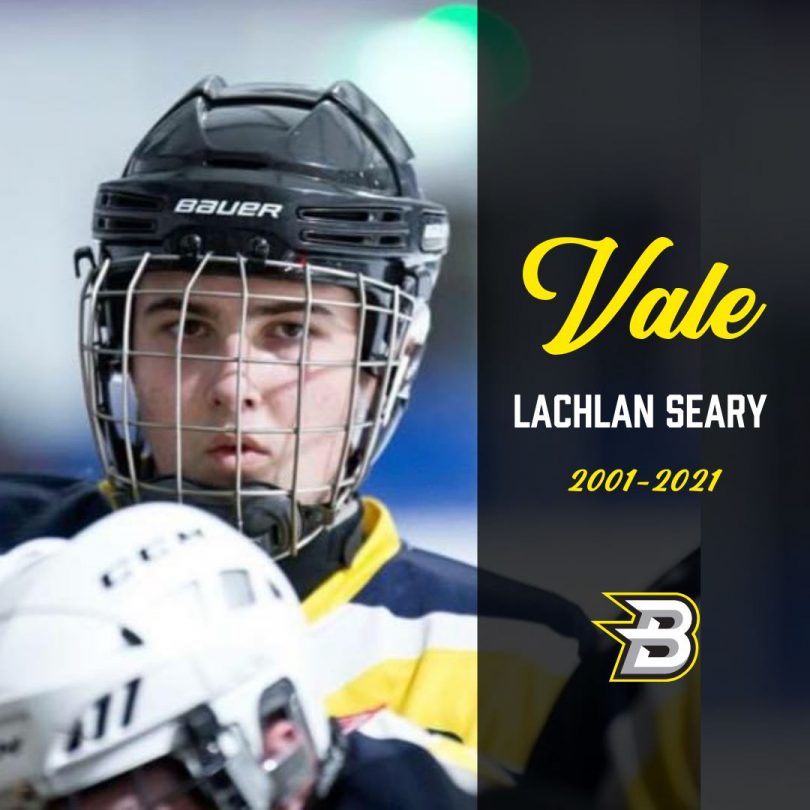 19-year-old CBR Brave rising star Lachlan Seary, who died in a car crash earlier this week.