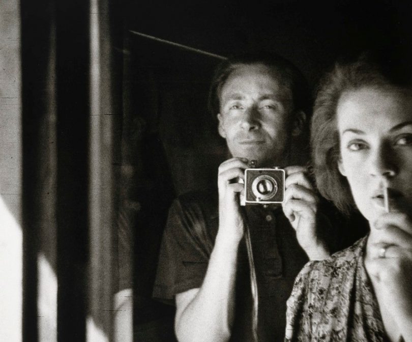 In the mirror: self portrait with Joy Hester, 1939 Albert Tucker. 