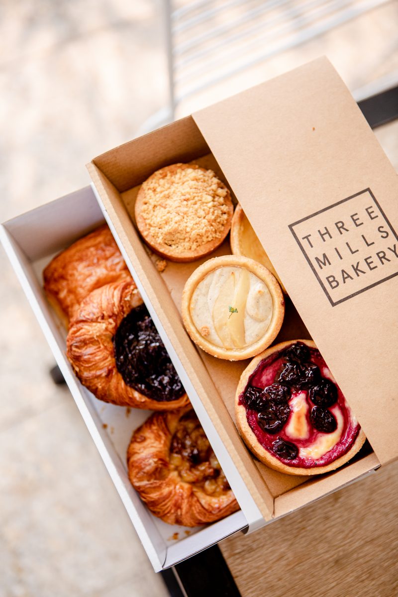 pastries in a box