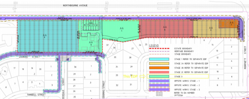 Site plan for Soho