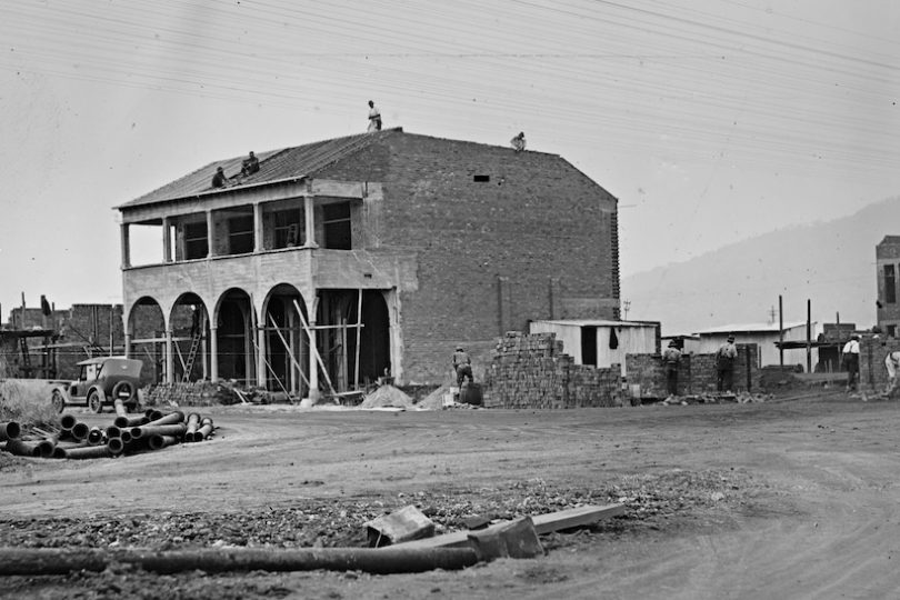 Part of Sydney Building under construction in 1926