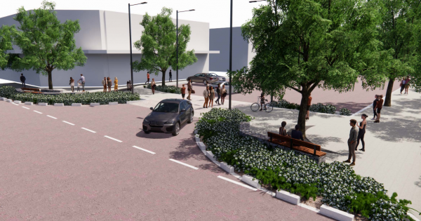 New streetscape designs aim to make Dickson dining precinct more appetising