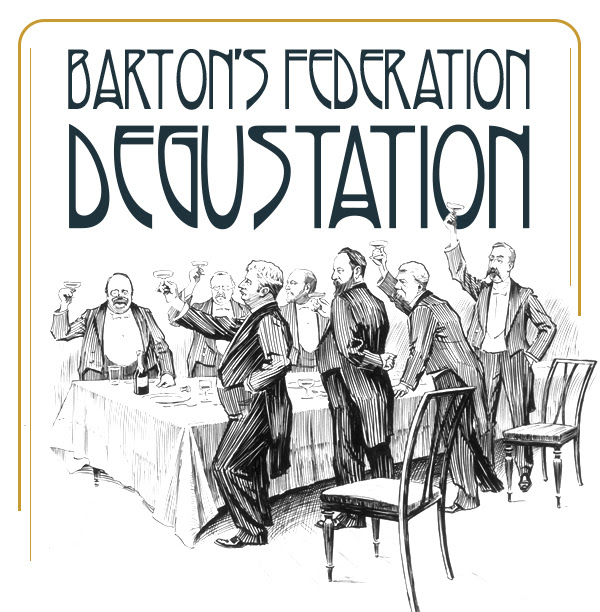 Dine at the Barton's Federation Degustation event at Parliament House.