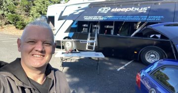 Sleepbus founder 'very confident' Queanbeyan homelessness project is safe despite national woes