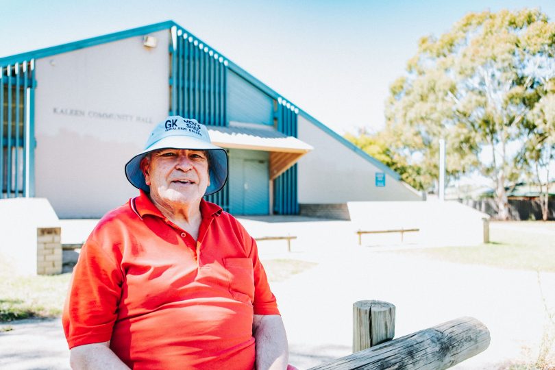 John from Men's Shed in Kaleen