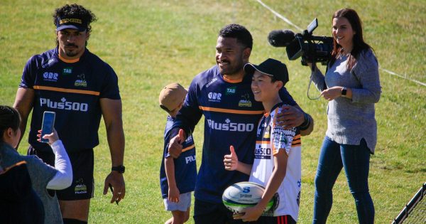 Brumbies players running for the lives of kids with cancer
