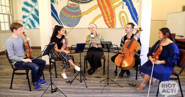 Weekly news wrap with Genevieve Jacobs and the Partridge String Quartet
