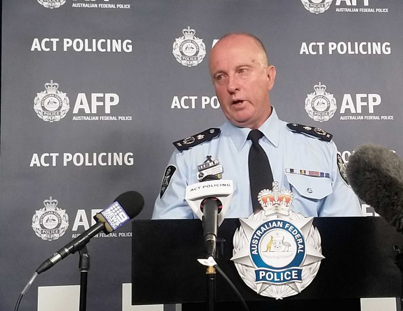 ACT Chief Police Officer Deputy Commissioner Neil Gaughan