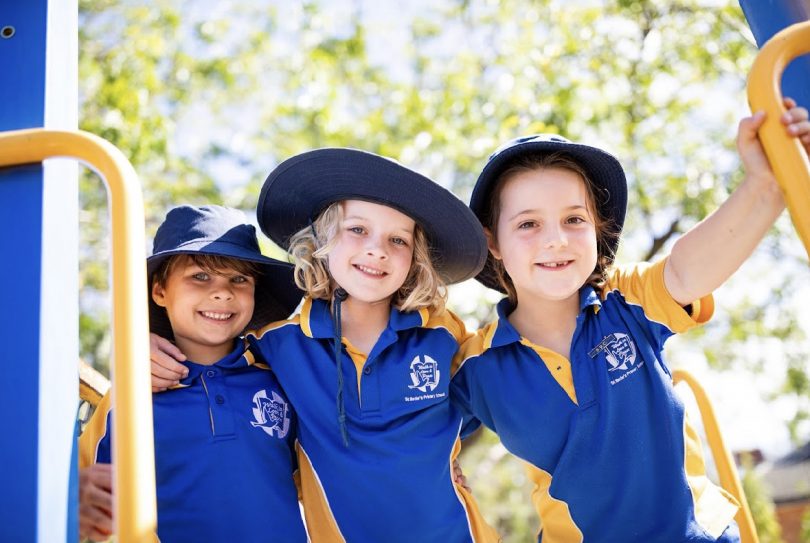 Three St Bede's students