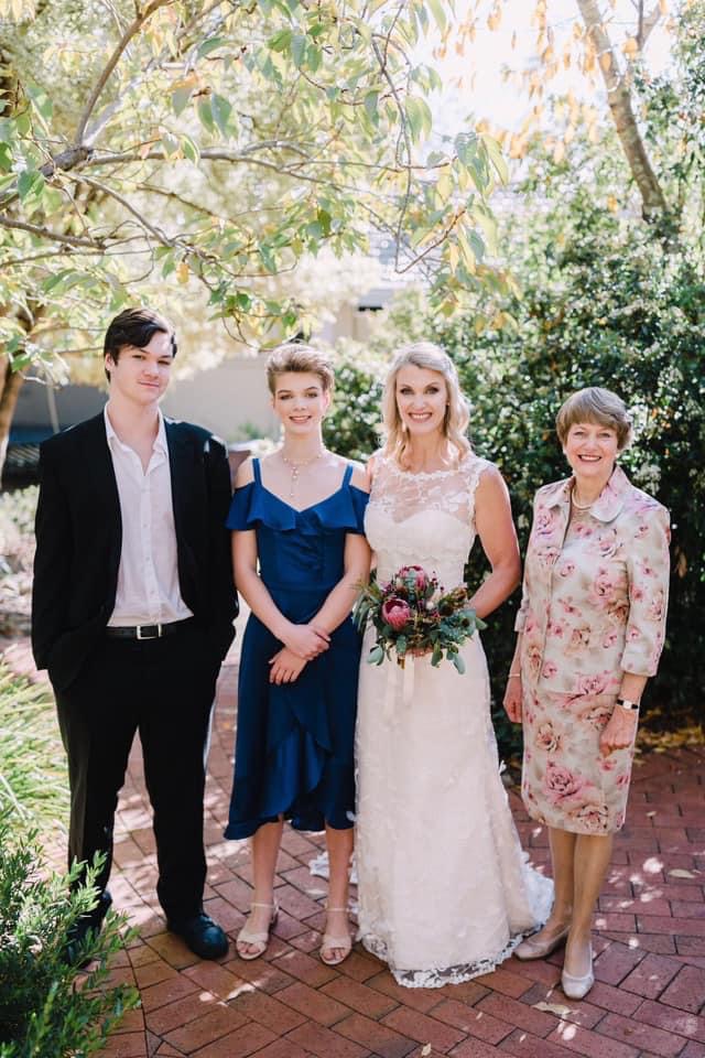 Dimity Douglas and family