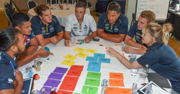Robin Duff guides Brumbies off the field in player wellbeing and development manager role