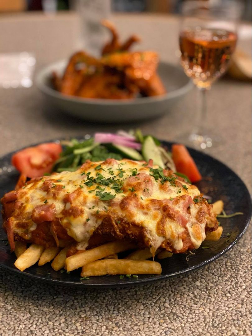 Chicken parmi