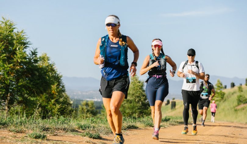 Trail runners at Mount Stromlo
