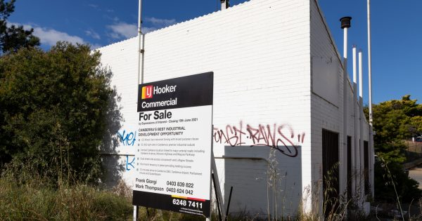Fyshwick recycling future clouded as proposal site goes on market
