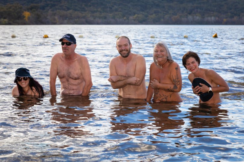 Chilling reason to bear all for nude winter solstice swim | Riotact