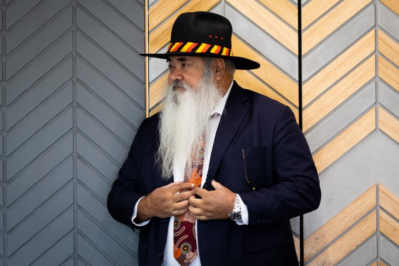 Senator Pat Dodson at New Zealand High Commission Reconciliation Week event