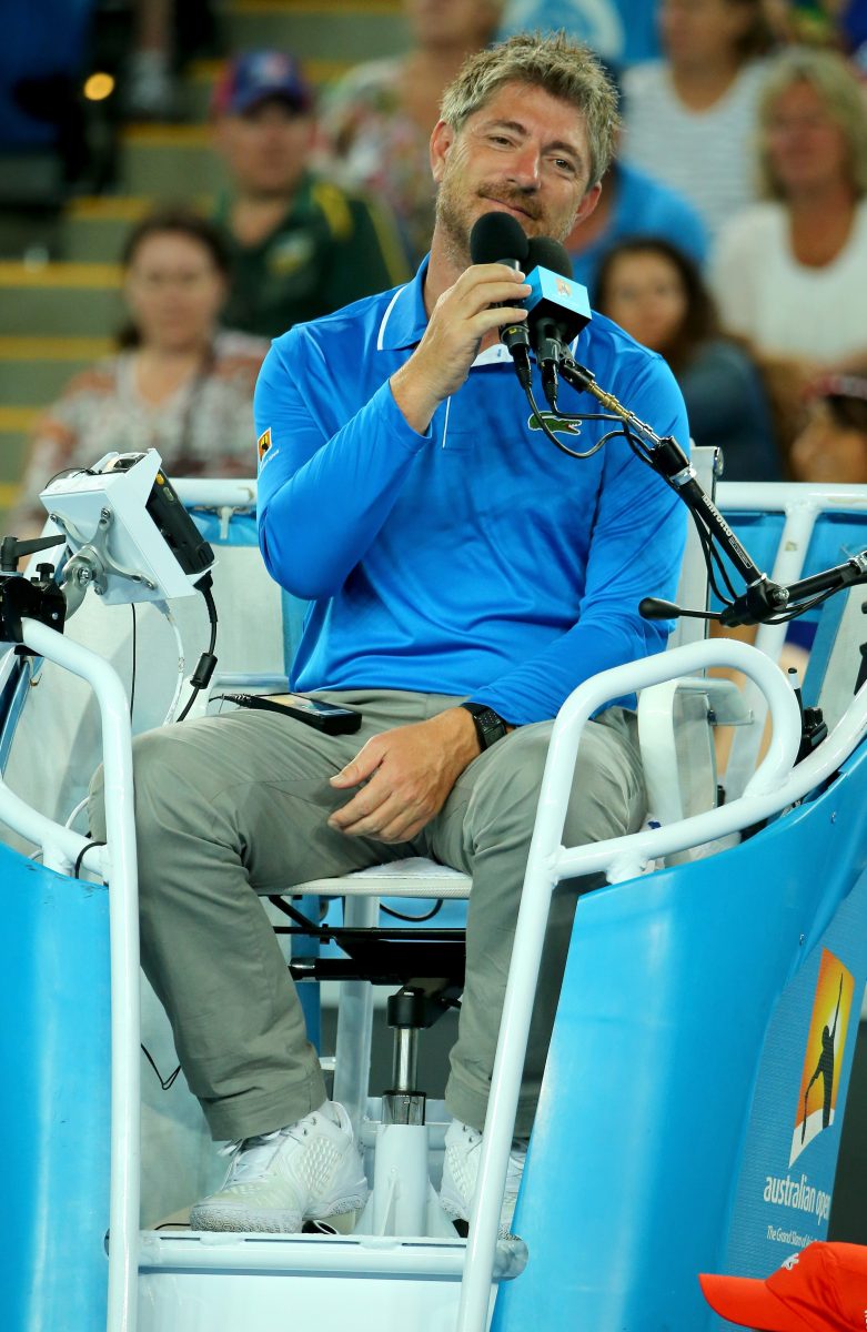 John arbitre à l'Open d'Australie