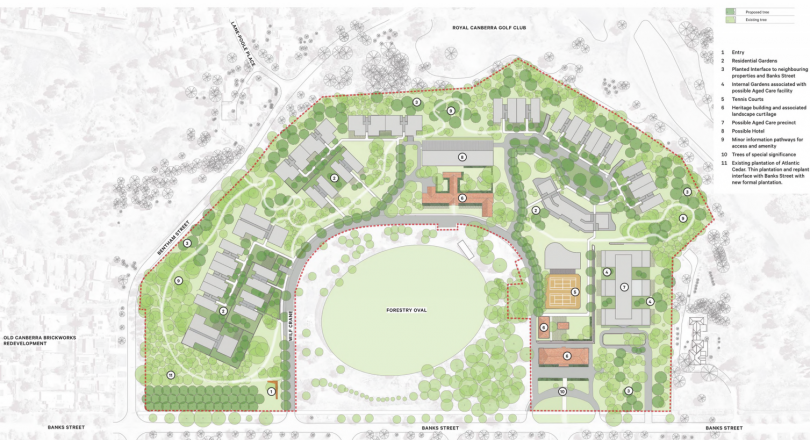 Forestry Place proposal site map