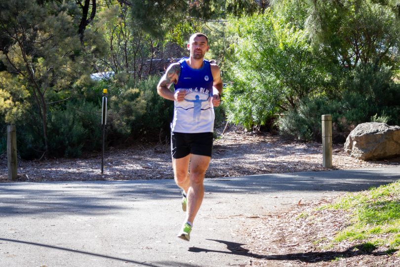 Sgt Dave Reis running in Caberra