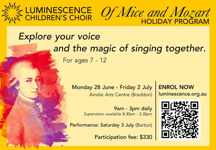 promo for singing workshop