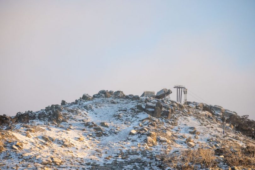 Natural snow at Thredbo's peak