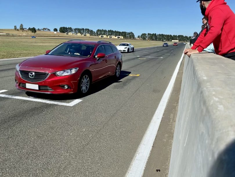 Cars on track at Wakefield Park Raceway