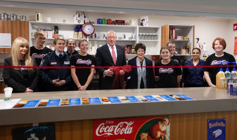 people behind a counter