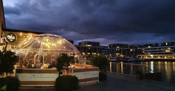 Hot in the City: Dine beneath the night sky in the warmth of a Dining Dome