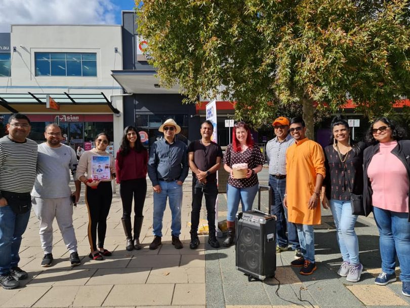 Group of people from the India-Australia Association of Canberra