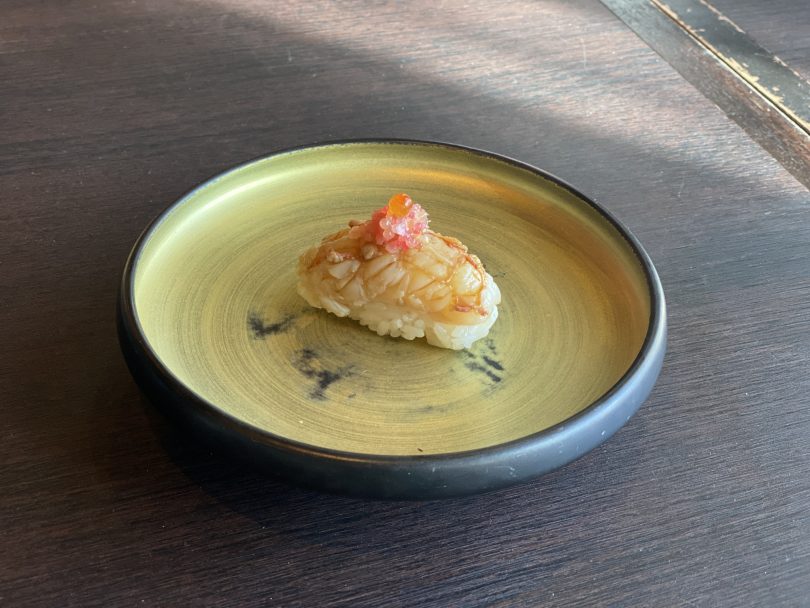 Mu Omakase scampi