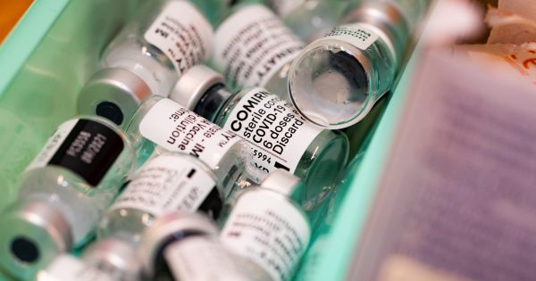 UPDATED: ACT could be shortchanged 60,000 Pfizer vaccines in October