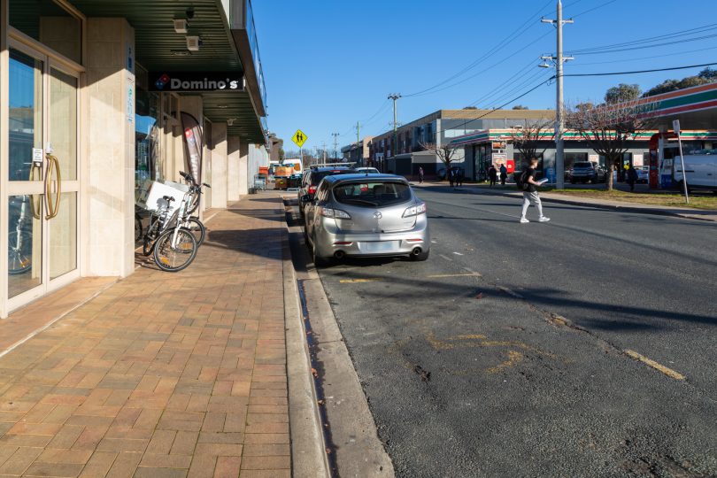 Disable parking spot in Mawson