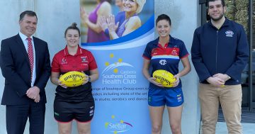 Boost for women's AFL with new partnership between Canberra Southern Cross Club and AFL Canberra