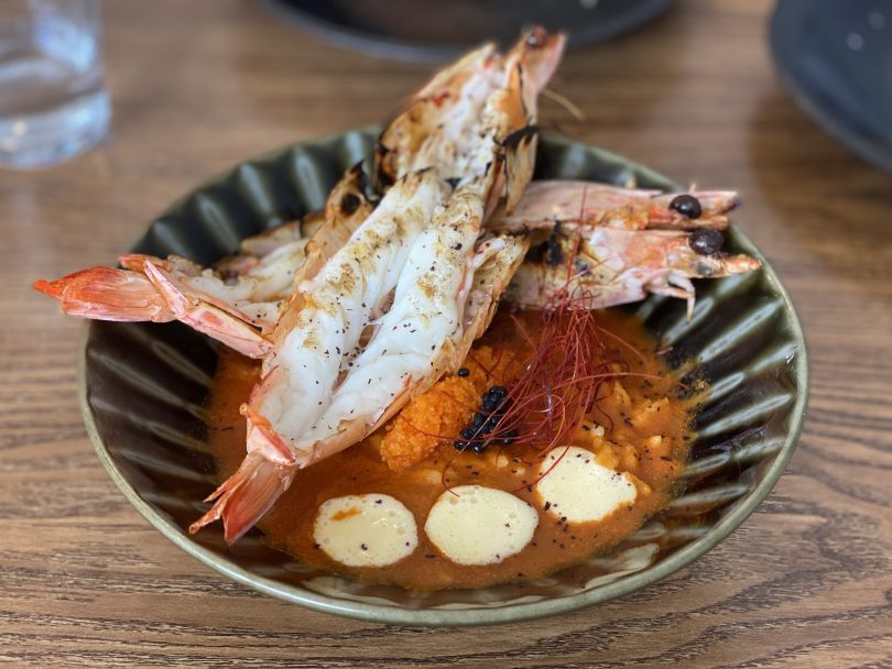 Hachiko Belconnen prawn dish