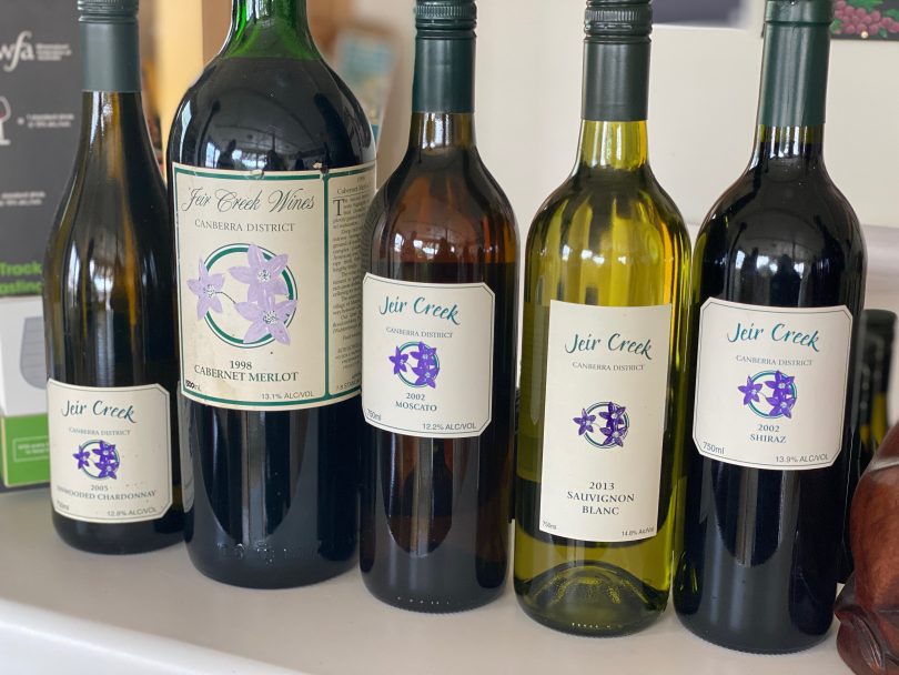 Jeir Creek wines