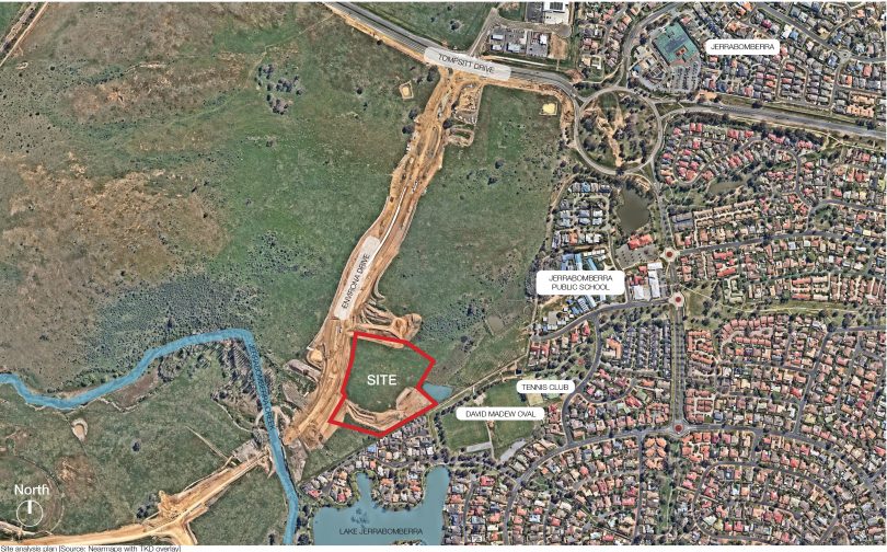 The site for the new high school in Jerrabomberra